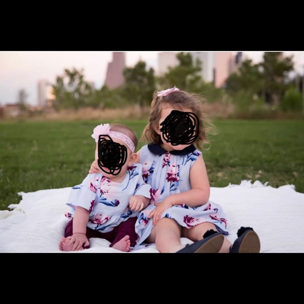 Janie and Jack pleated floral Peter Pan dress, 4T